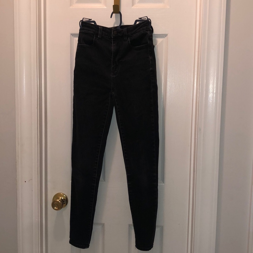 Black American eagle jeans/short 0